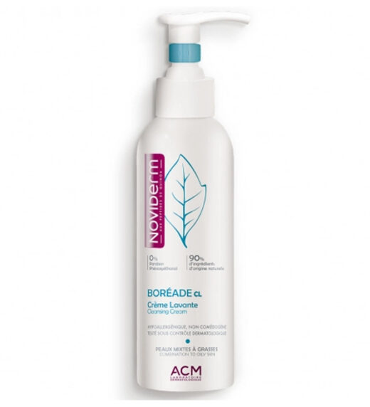 ACM – Noviderm Boréade CL Crème lavante – 200ml – Couleur naturelle et soin éclatant