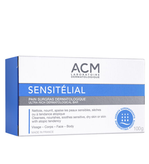 ACM – Sensitélial Pain surgras dermatologique – 100g – Couleur naturelle et soin éclatant