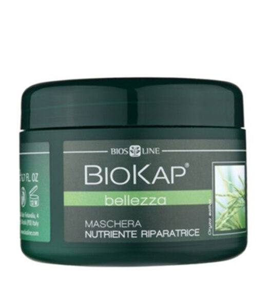 Biokap – Masque nourrissant réparateur – Cheveux secs – 200 ml – Couleur naturelle et soin éclatant