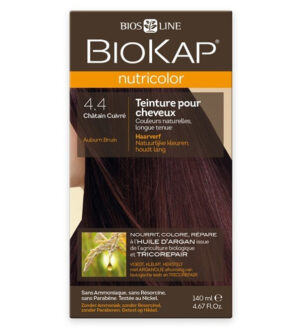 Biokap Nutricolor 4.4 – Couleur naturelle et soin éclatant
