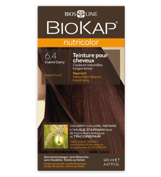 Biokap nutricolor 6.4 – Couleur naturelle et soin éclatant