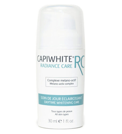 Capiderma – Capiwhite RC Soin de jour éclaircissant SPF15 – 30 ml – Couleur naturelle et soin éclatant