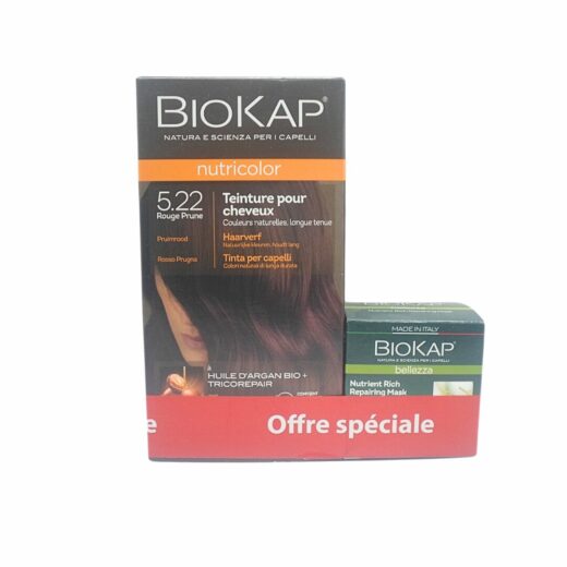 Biokap Nutricolor 5.22 140ml Pack – Couleur naturelle et soin éclatant