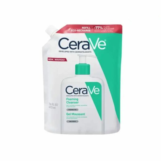 Cerave Gel Moussant Eco-Recharge 473ml – Couleur naturelle et soin éclatant