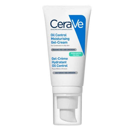 Cerave Gel-Crème Hydratant Oil Control Visage 52 ml – Couleur naturelle et soin éclatant