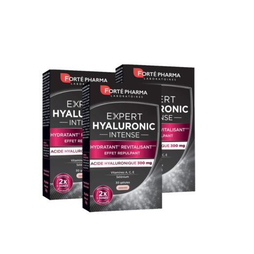Forte Pharma Expert Hyaluronic intense 3X30 Gelules PACK – Couleur naturelle et soin éclatant