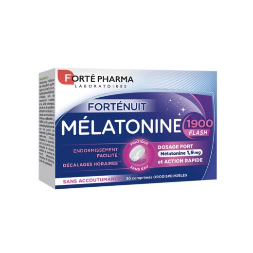 Forte Pharma Melatonine 1900 Flash 30 Comprimes â Couleur naturelle et soin Ă©clatant