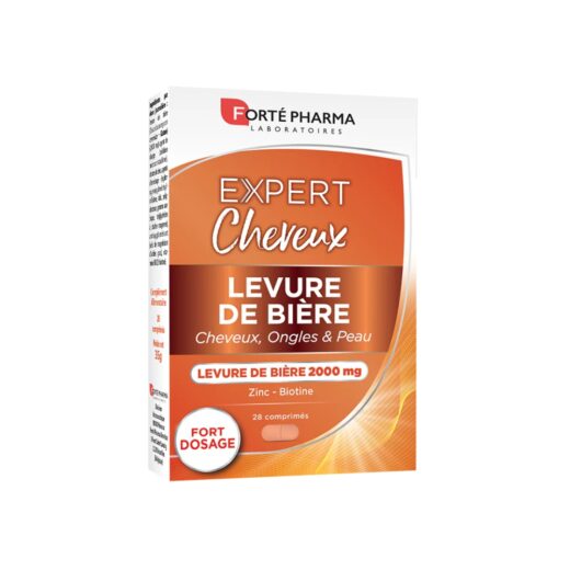 Forte Pharma Expert Levure de biĂšre 28 Comprimes â Couleur naturelle et soin Ă©clatant