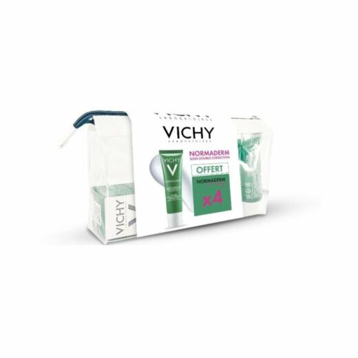 Vichy Normaderm Fluide DoubleCorrection 30ml+4 Gel Purifiant 15ml Trousse – Couleur naturelle et soin éclatant