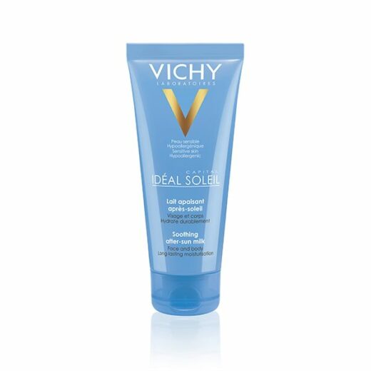Vichy Capital Soleil Lait Apaisant Après-Soleil Peau Sensible 100ml – Couleur naturelle et soin éclatant