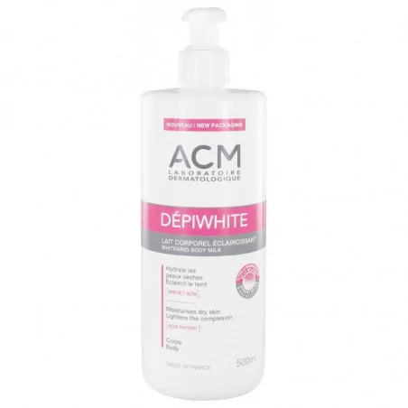 ACM DEPIWHITE LAIT ECLAIRCISSANT 500ML – Couleur naturelle et soin éclatant