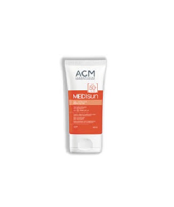 ACM – Medisun Gel écran matifiant SPF 50+ – 40ml – Couleur naturelle et soin éclatant