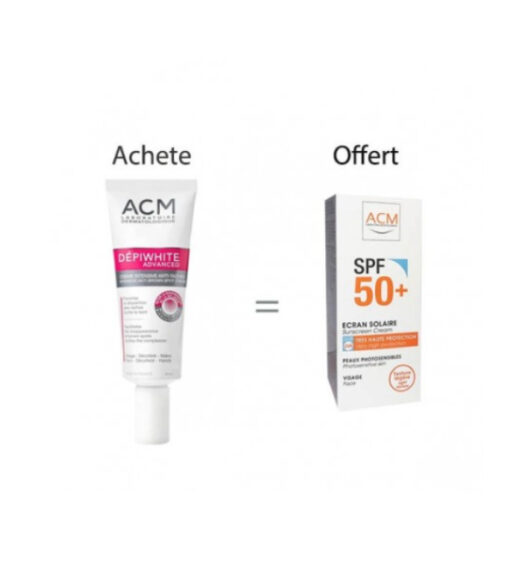 ACM Depiwhite Advanced Creme + Ecran pack – Couleur naturelle et soin éclatant