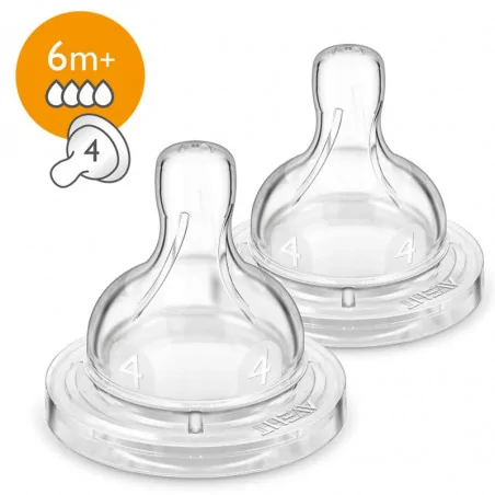 AVENT 2 TETINES CLASSIC -6M+ / 4T - SCF634/27 – Couleur naturelle et soin éclatant