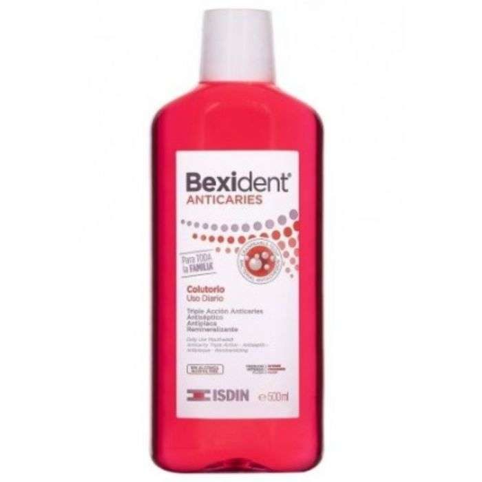 BEXIDENT BAIN DE BOUCHE ANTI CARIES 500 ML – Couleur naturelle et soin éclatant