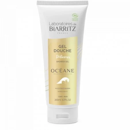 Biarritz GEL DOUCHE OCÉANE BIO 200ml – Couleur naturelle et soin éclatant