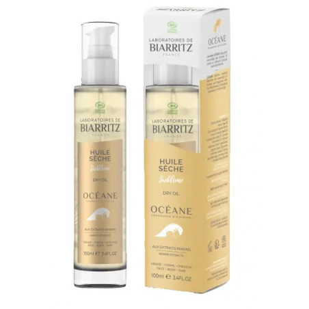 Biarritz HUILE SÈCHE BIO 100ml – Couleur naturelle et soin éclatant