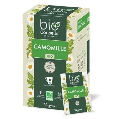 Bio Conseils Infusion camomille Bio 20 sachets