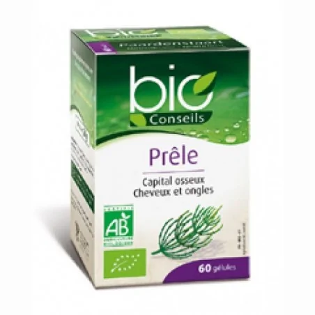 Bio Conseils PRÊLE BIO 60 gélules – Couleur naturelle et soin éclatant