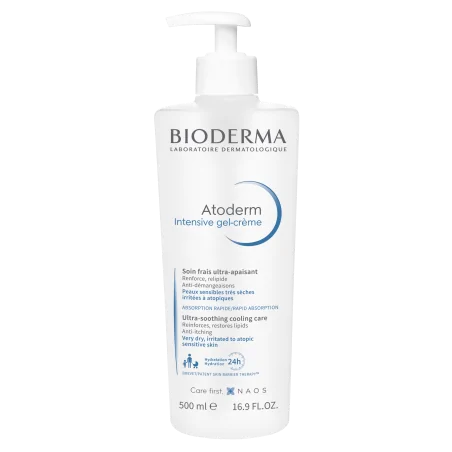 BIODERMA ATODERM INTENSIVE GEL CREME 500 ML – Couleur naturelle et soin éclatant
