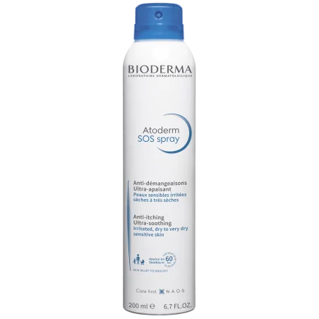 BIODERMA ATODERM SOS SPRAY AEROSOL 200 ML – Couleur naturelle et soin éclatant