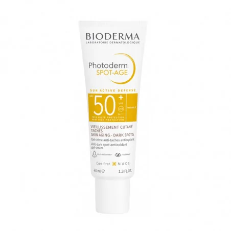 BIODERMA Photoderm SPOT AGE SPF 50+ 40ml – Couleur naturelle et soin éclatant