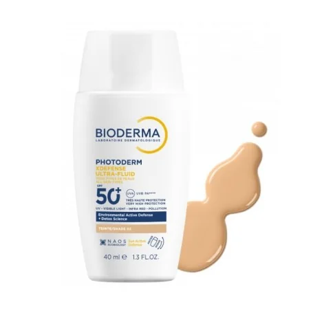 Bioderma Photoderm Xdefense Ultra Fluide 02 Teinte spf50+ 40ml – Couleur naturelle et soin éclatant