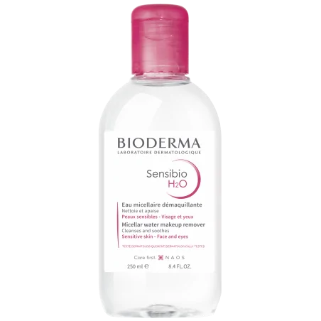 BIODERMA SENSIBIO H2O 250ml Solution Micellaire – Couleur naturelle et soin éclatant