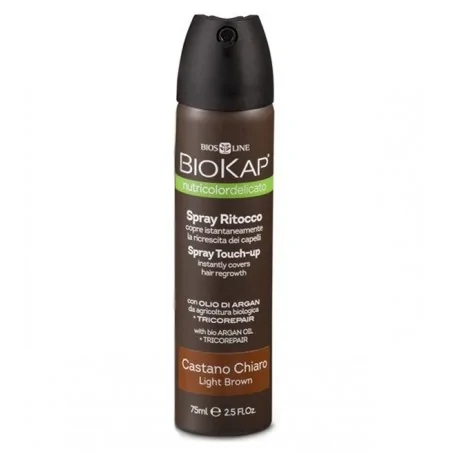 Biokap Spray retouche Châtain clair 75 ml – Couleur naturelle et soin éclatant