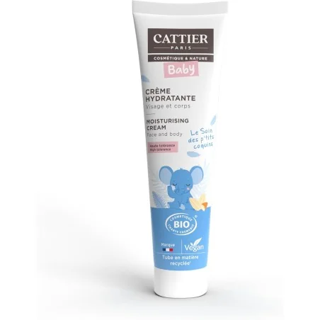 Cattier CREME HYDRATANTE VISAGE / CORPS 75ml – Couleur naturelle et soin éclatant