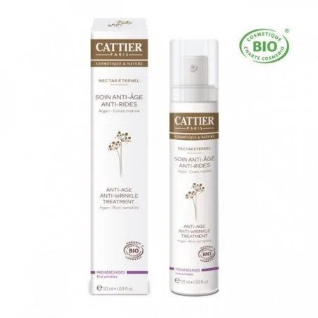 Cattier nectar éternel Soin Anti-âge Anti-rides 50ml – Couleur naturelle et soin éclatant