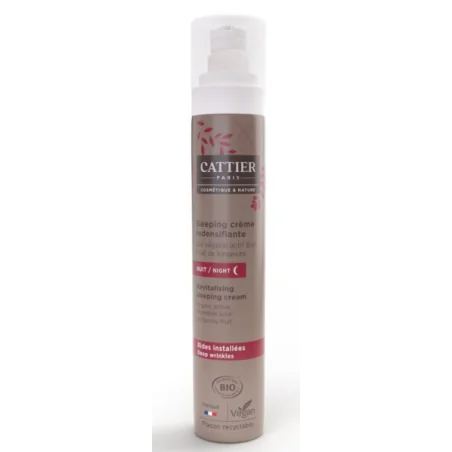 Cattier Sleeping crème redensifiante Parenthèse bucolique 50 ml – Couleur naturelle et soin éclatant