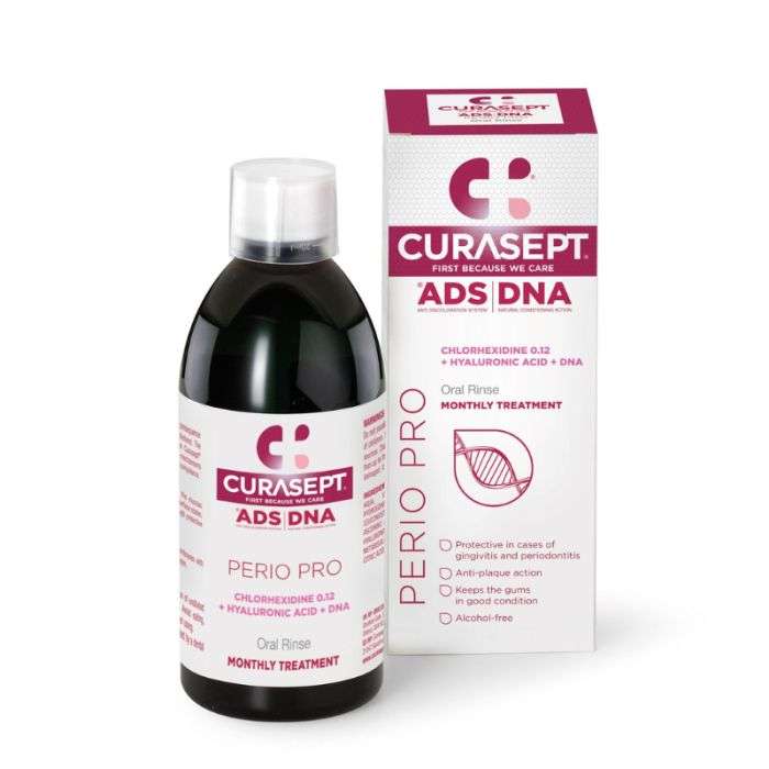 CURASEPT ADS DNA PERIO PRO 500 ML – Couleur naturelle et soin éclatant