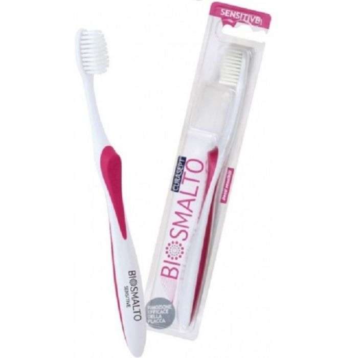 CURASEPT BIOSMALTO BROSSE A DENTS SENSITIVE – Couleur naturelle et soin éclatant