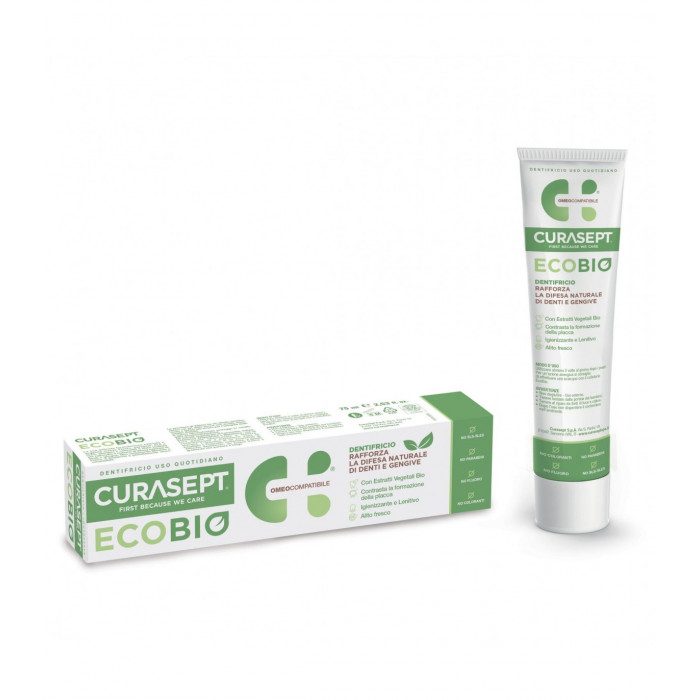 CURASEPT ECO BIO DENTIFRICE 75 ML – Couleur naturelle et soin éclatant