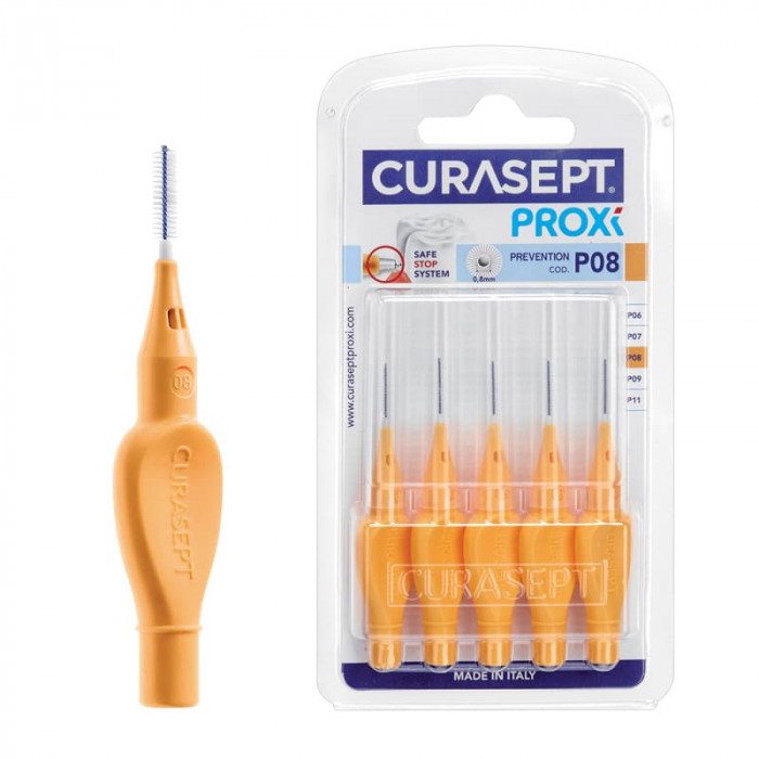 CURASEPT PROXI ANGLE BROSSE INTERDENTAIRE P08 – Couleur naturelle et soin éclatant