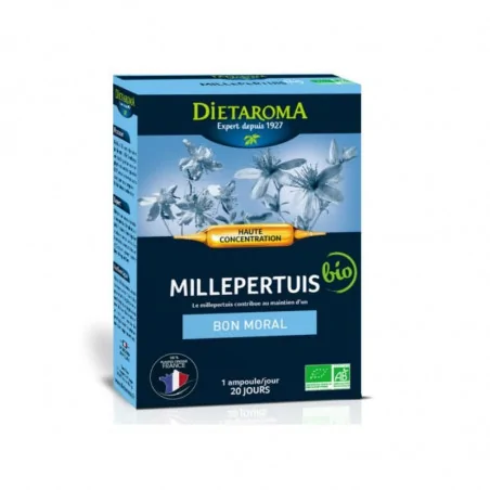 DIETAROMA C.I.P. MILLEPERTUIS BIO 20Ampoules – Couleur naturelle et soin éclatant