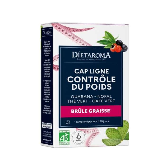 DIETAROMA CAPLIGNE BRULE GRAISSE ET CONTROLE DU POIDS BIO 30 COMPRIMES – Couleur naturelle et soin éclatant