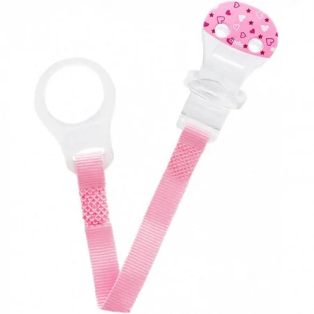 DODIE ATTACHE SUCETTE RUBAN Rose – Couleur naturelle et soin éclatant