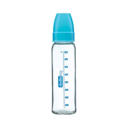 DODIE BIBERON COL ETROIT VERRE 240ML BLEU LAGOON – Couleur naturelle et soin éclatant
