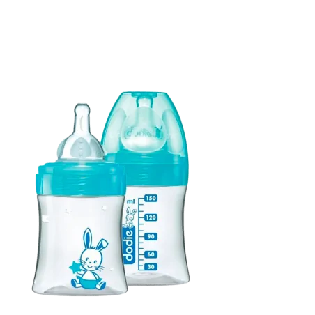 DODIE BIBERON INITIATION+ 150ML LAGOON VALENTIN 0-6 M TET RONDE 3 VIT D1 â Couleur naturelle et soin Ă©clatant