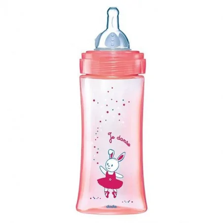 DODIE BIBERON INITIATION+ 330ML ROSE TĂTINE D3 â Couleur naturelle et soin Ă©clatant