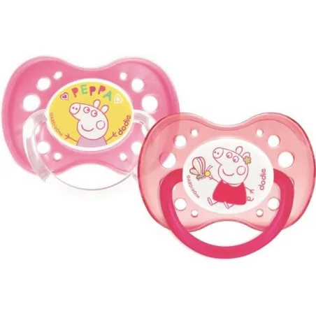 DODIE SUCETTE ANATOMIQUE A80 +18 SIL Peppa Pig X2 – Couleur naturelle et soin éclatant