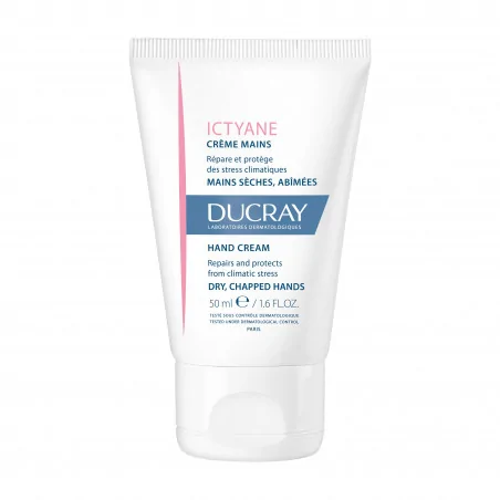 Ducray Ictyane Crème Mains sèches 50 ml – Couleur naturelle et soin éclatant