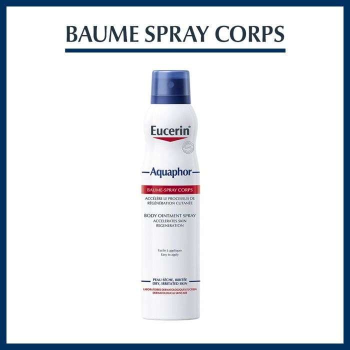 EUCERIN AQUAPHOR BAUME SPRAY CORPS 250 ML – Couleur naturelle et soin éclatant