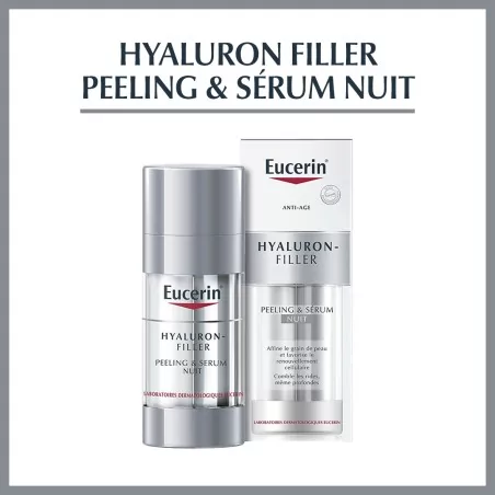 EUCERIN HYALURON-FILLER PEELING & SÉRUM NUIT – Couleur naturelle et soin éclatant