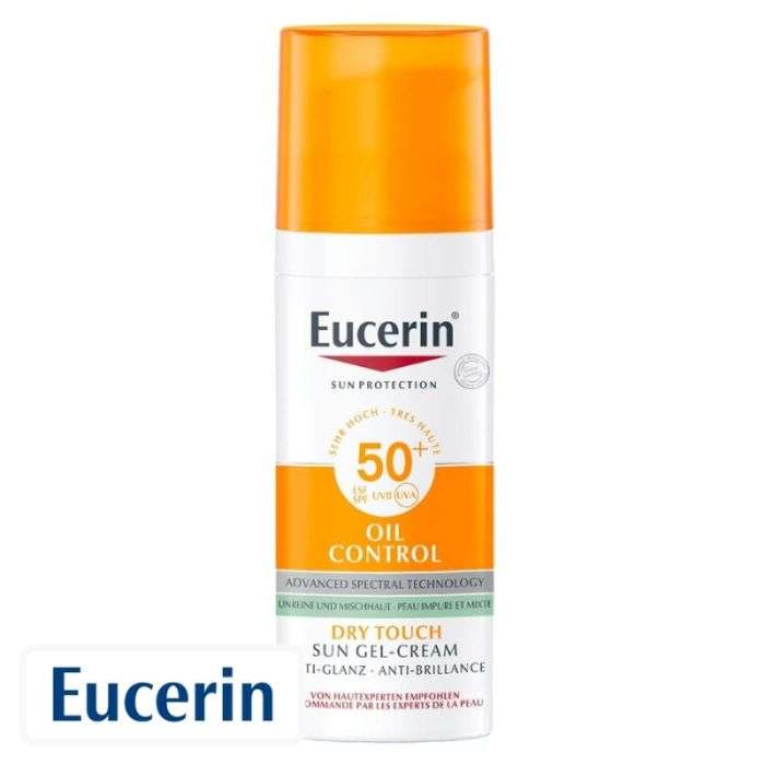 EUCERIN OIL SUN PROTECT CONTROL TOUCHER SEC 50 ML – Couleur naturelle et soin éclatant