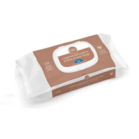 GIFRER LINGETTES BEBE AU LINIMENT HUILE OLIVE EXTRA X70