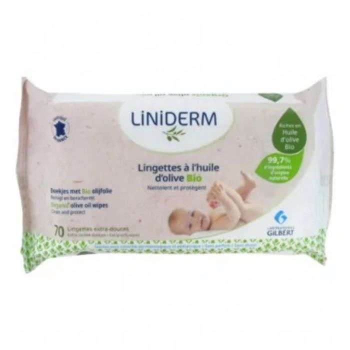 GILBERT LINIDERM LINGETTES A L'HUILE D'OLIVE BIO 70 LINGETTES – Couleur naturelle et soin éclatant