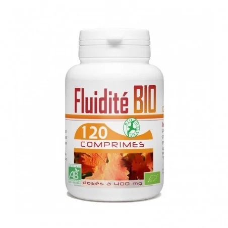 GPH DIFFUSION FLUIDITÉ BIO COMPLEXE (VIGNE ROUGE, BARDANE, HAMAMELIS ) 400 MG 120 COMPRIMÉS – Couleur naturelle et soin éclatant